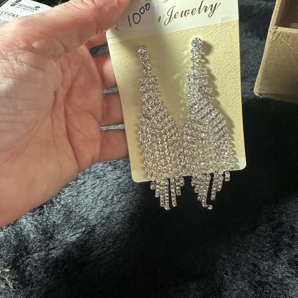 Elegant Silver Dangle Earrings